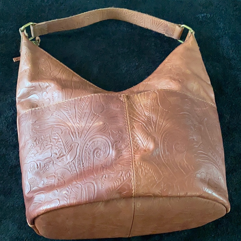 American Leather Boho Bag